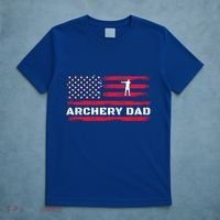 American Flag Archery Dad Father's Day Meaningful Gift T-Shirt thumb 5