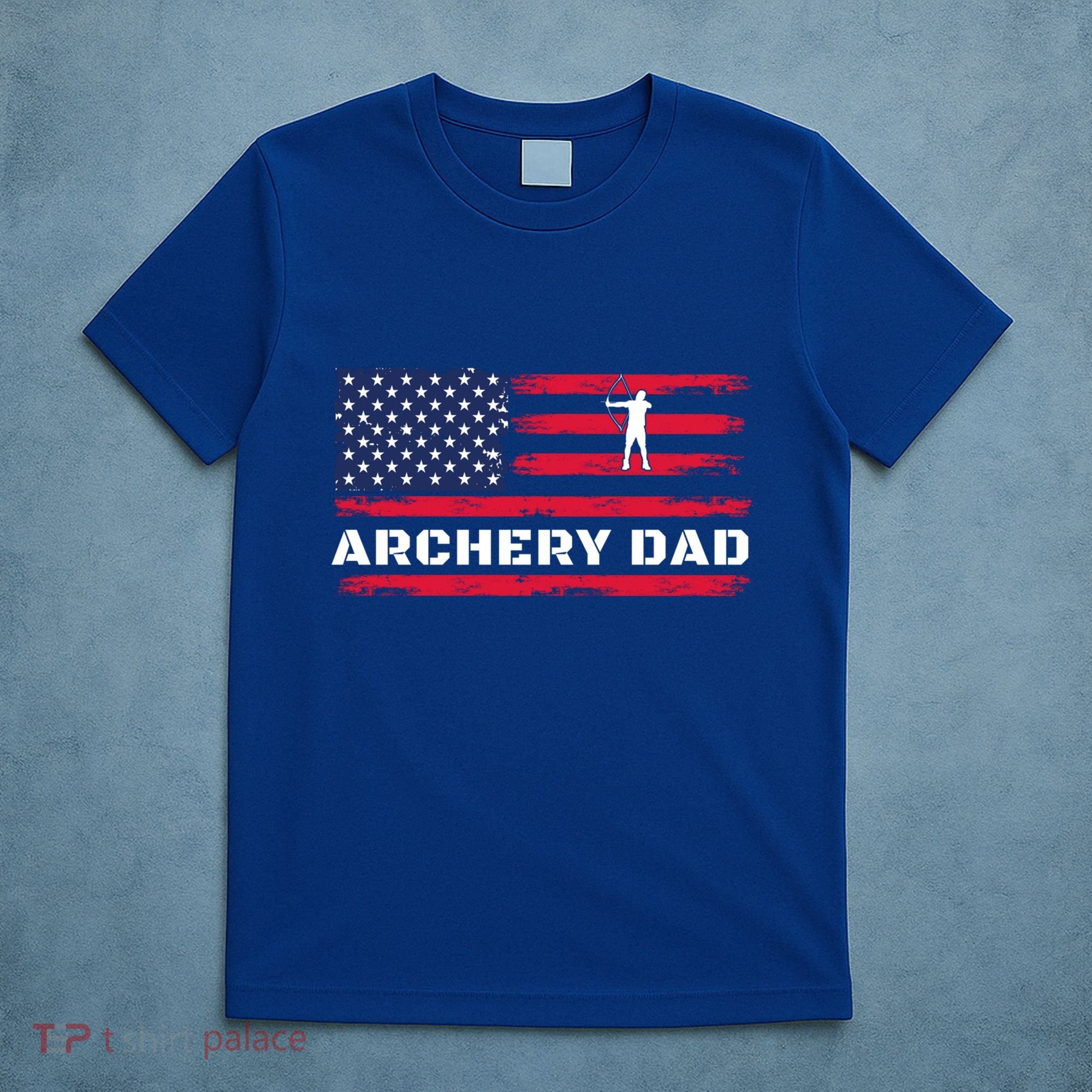 American Flag Archery Dad Father's Day Meaningful Gift T-Shirt