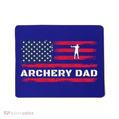 American Flag Archery Dad Father's Day Meaningful Gift Mousepad