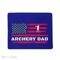 American Flag Archery Dad Father's Day Meaningful Gift Mousepad thumb 0