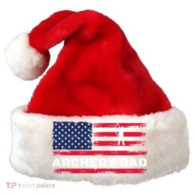 American Flag Archery Dad Father's Day Meaningful Gift Santa Hat