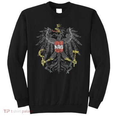Austrian Flag Austria Coat Of Arms Vienna Eagle Sweatshirt