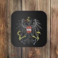 Austrian Flag Austria Coat Of Arms Vienna Eagle Coaster thumb 0