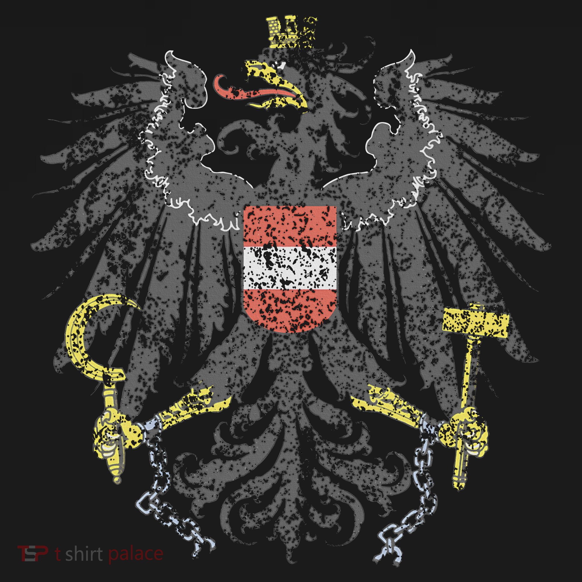 Austrian Flag Austria Coat Of Arms Vienna Eagle Mousepad