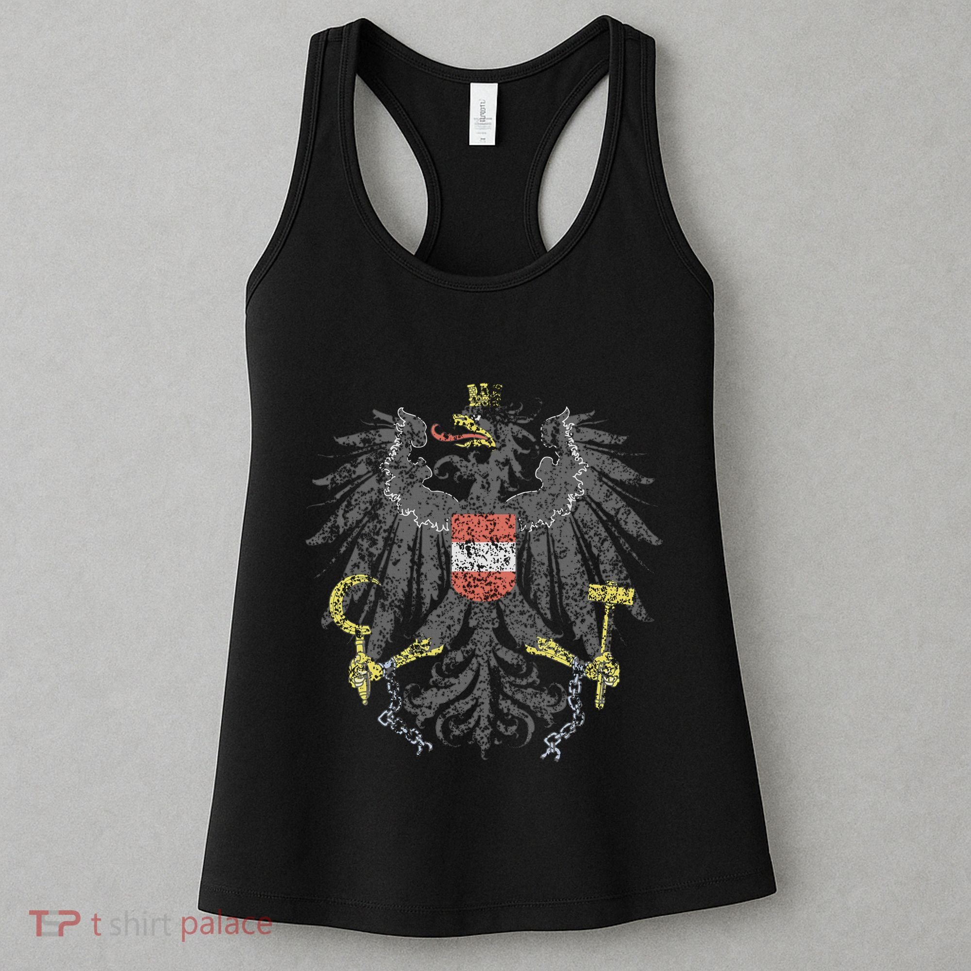 Austrian Flag Austria Coat Of Arms Vienna Eagle Women's Tank Top