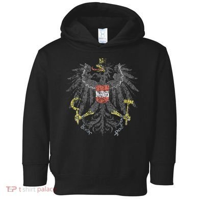 Austrian Flag Austria Coat Of Arms Vienna Eagle Toddler Hoodie