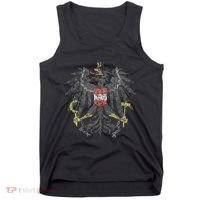 Austrian Flag Austria Coat Of Arms Vienna Eagle Tank Top thumb 0