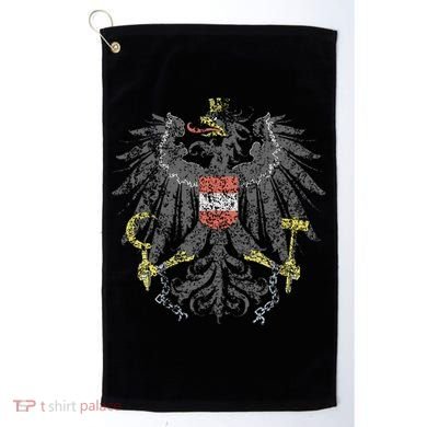 Austrian Flag Austria Coat Of Arms Vienna Eagle Golf Towel