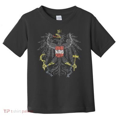 Austrian Flag Austria Coat Of Arms Vienna Eagle Toddler T-Shirt