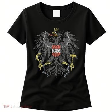 Austrian Flag Austria Coat Of Arms Vienna Eagle Women's T-Shirt