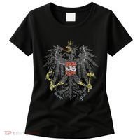 Austrian Flag Austria Coat Of Arms Vienna Eagle Women's T-Shirt thumb 0