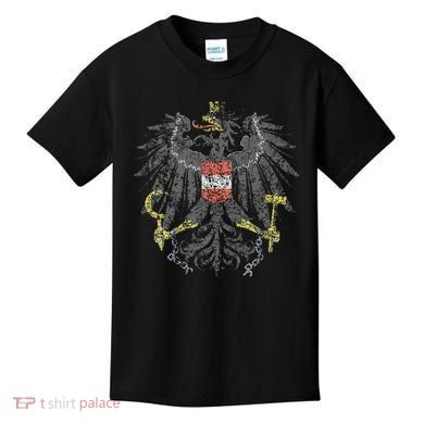 Austrian Flag Austria Coat Of Arms Vienna Eagle Kids T-Shirt