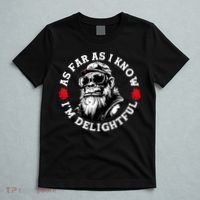 As Far As I Know I'M Delightful Monkey Saying Quote T-Shirt thumb 5