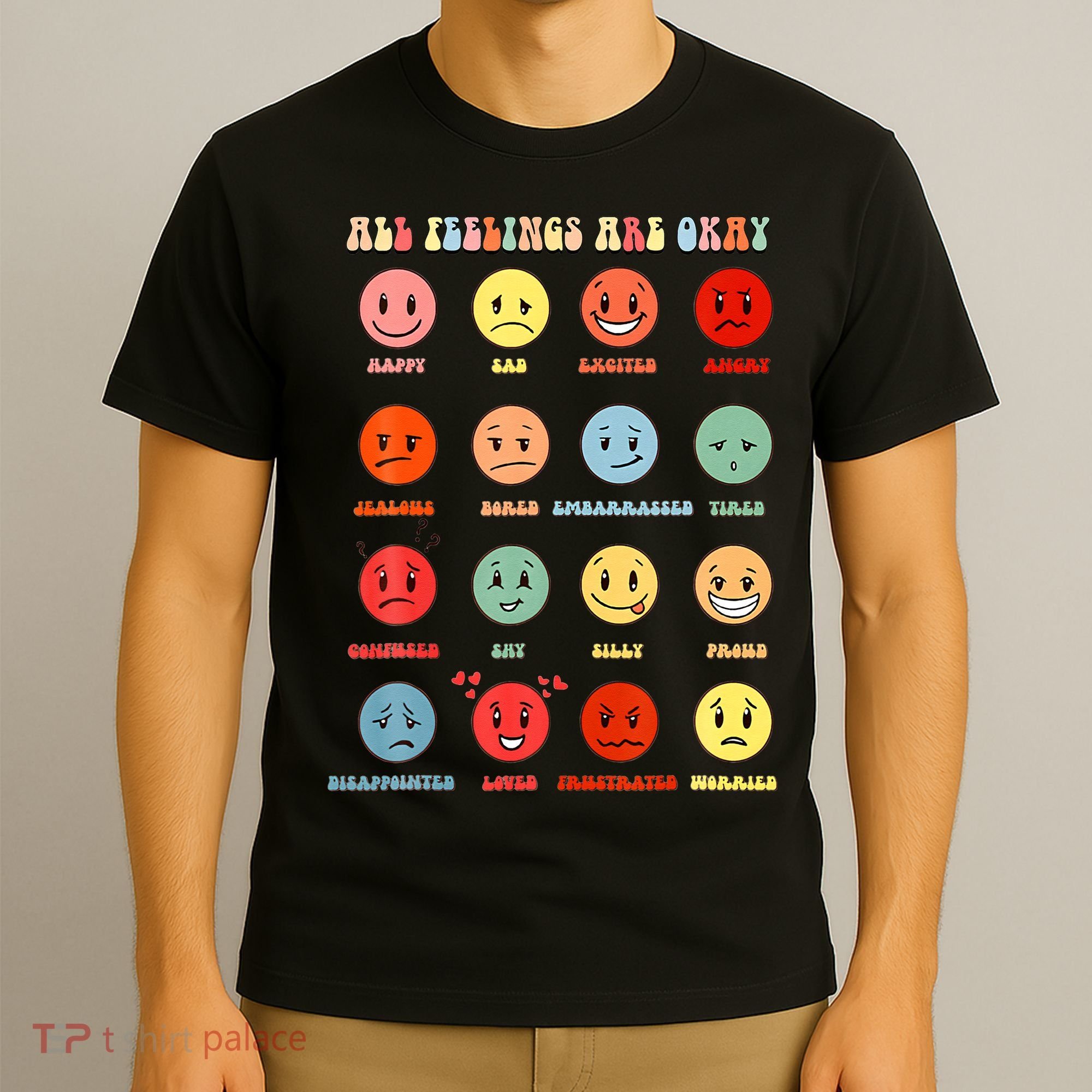 All Feeling Are Okay Mental Health Matters T-Shirt