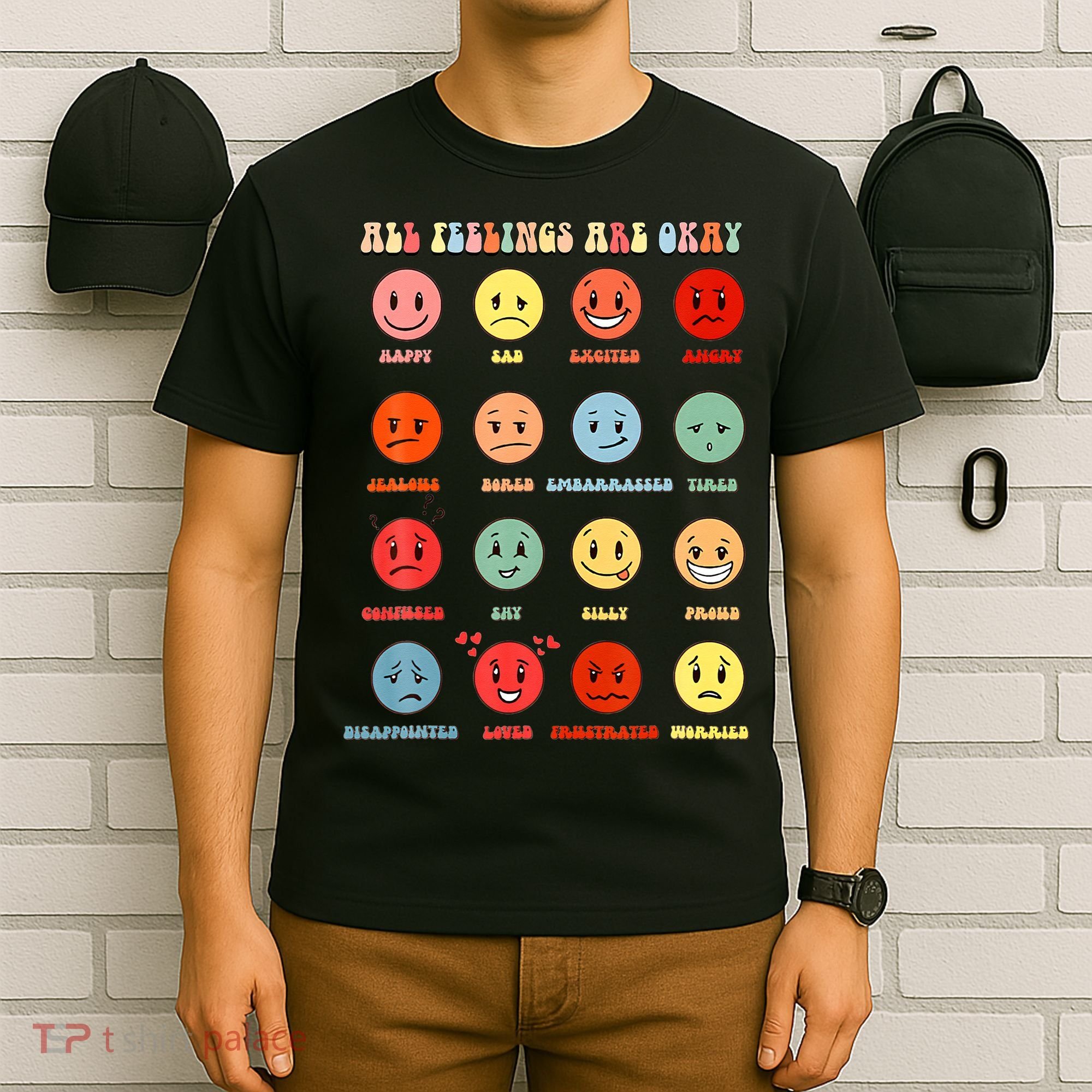 All Feeling Are Okay Mental Health Matters T-Shirt