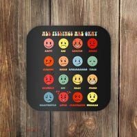 All Feeling Are Okay Mental Health Matters Coaster thumb 0