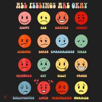 All Feeling Are Okay Mental Health Matters Hat thumb 2