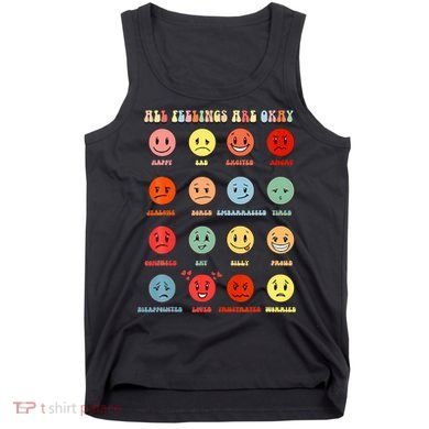 All Feeling Are Okay Mental Health Matters Tank Top