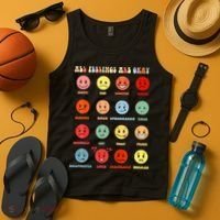 All Feeling Are Okay Mental Health Matters Tank Top thumb 4