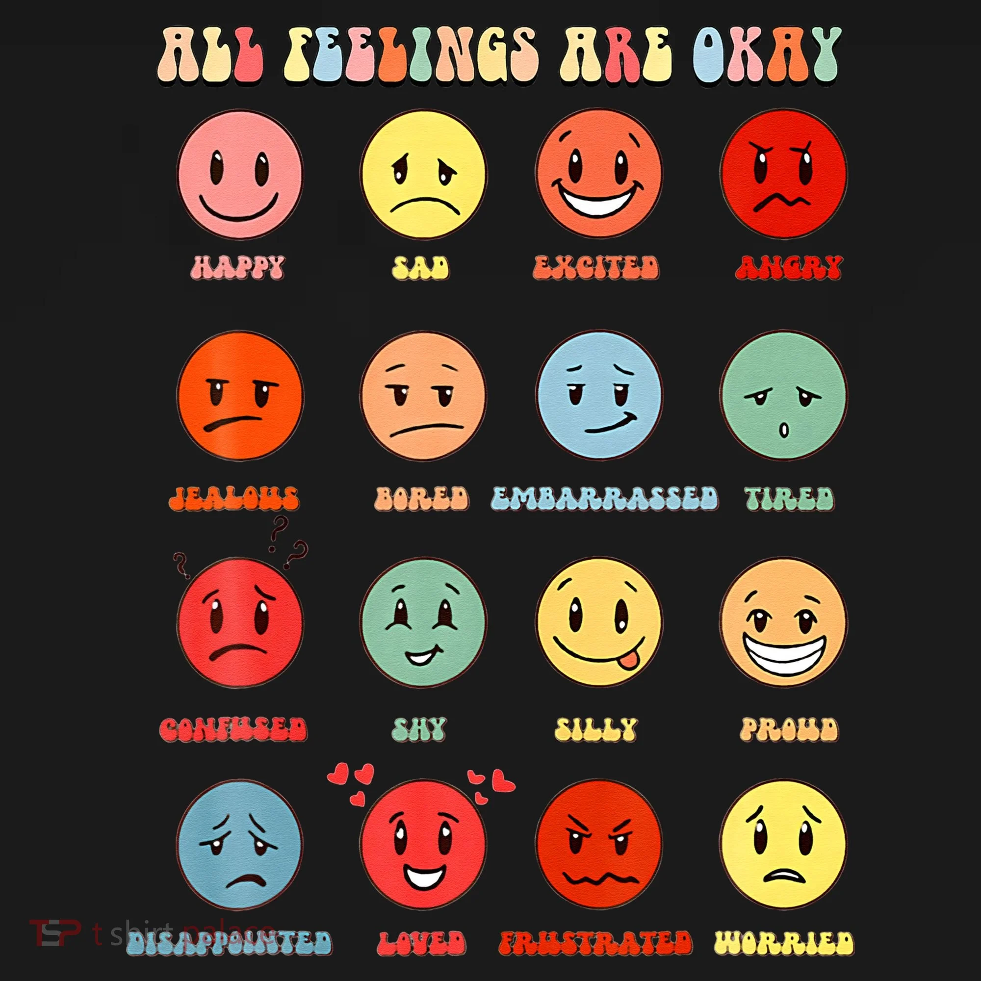 All Feeling Are Okay Mental Health Matters Tank Top