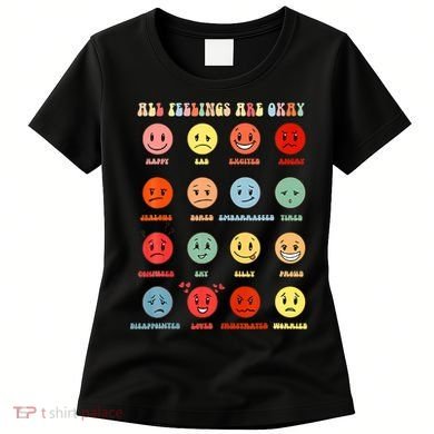 All Feeling Are Okay Mental Health Matters Women's T-Shirt