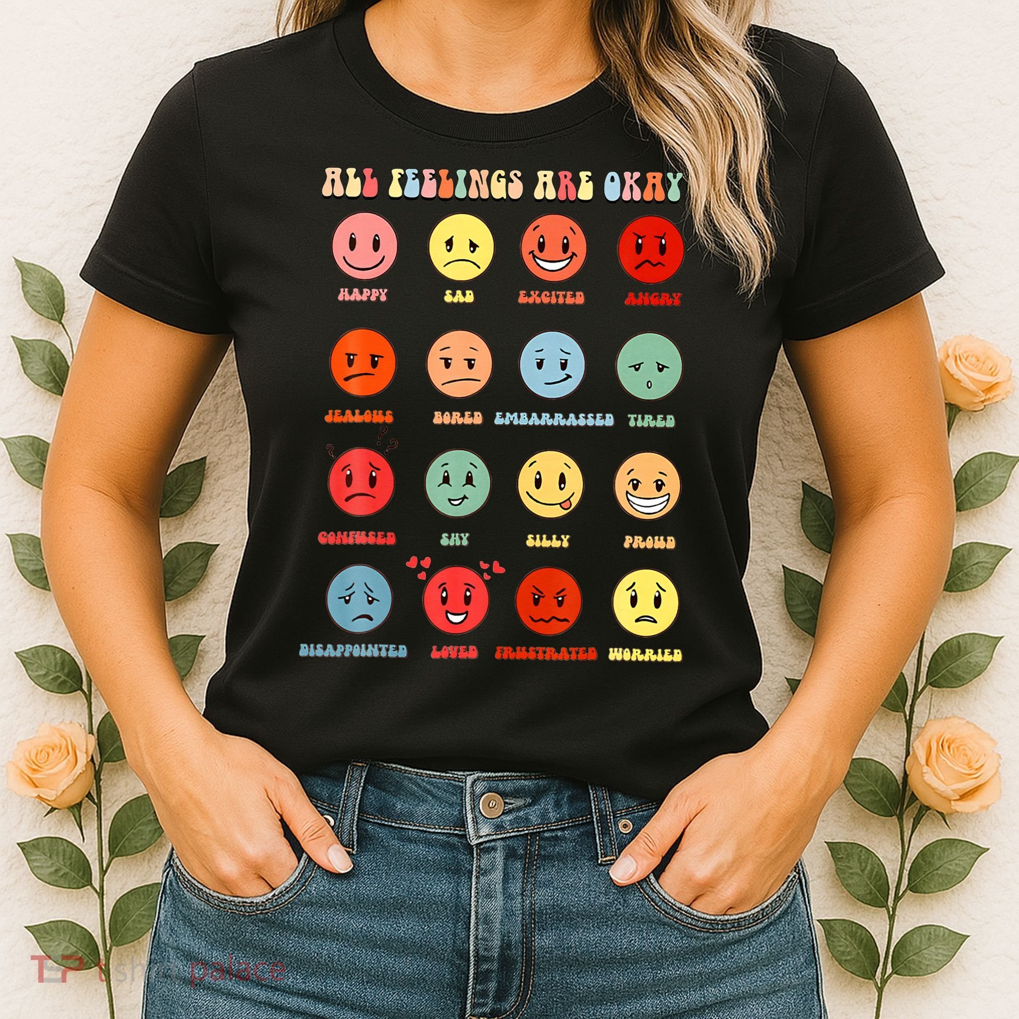 All Feeling Are Okay Mental Health Matters Women's T-Shirt
