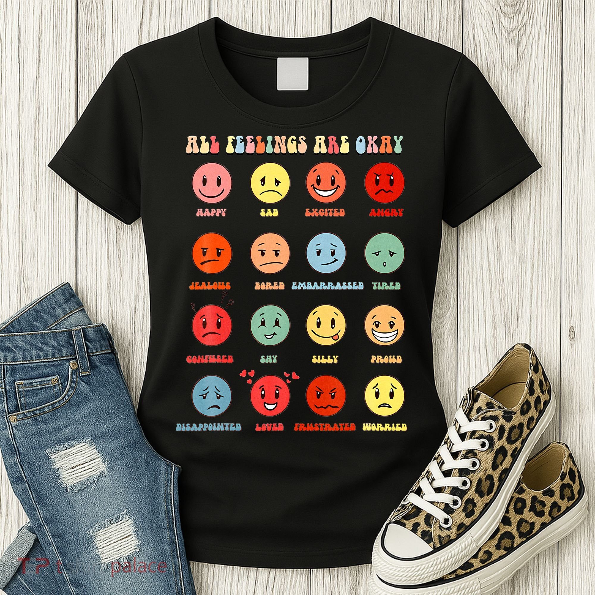 All Feeling Are Okay Mental Health Matters Women's T-Shirt