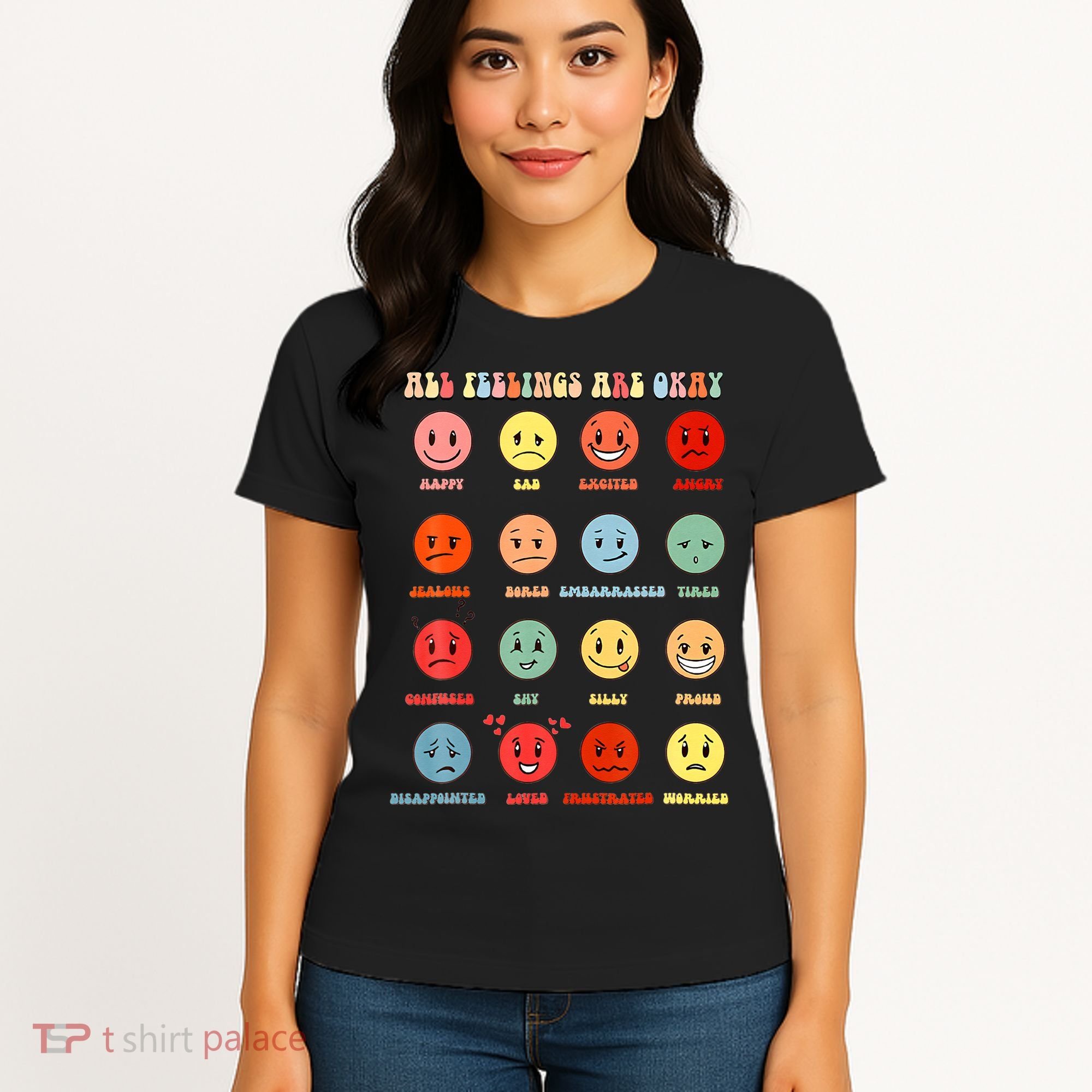 All Feeling Are Okay Mental Health Matters Women's T-Shirt