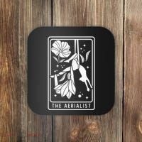 Aerialist Floral Acrobatics Dancer Aerial Silk Circus Sports Coaster thumb 0