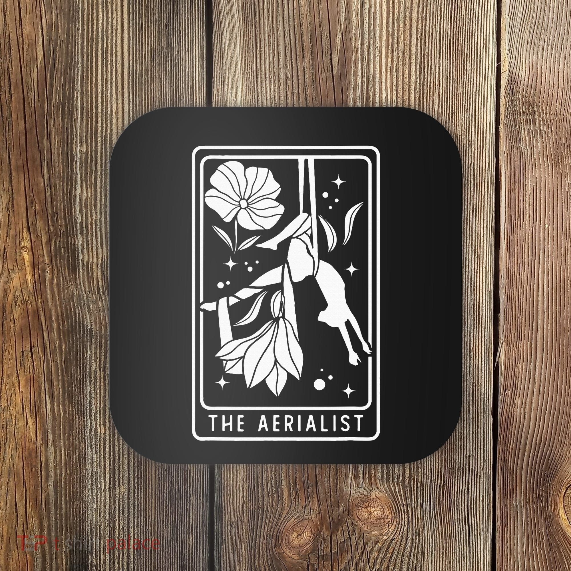 Aerialist Floral Acrobatics Dancer Aerial Silk Circus Sports Coaster