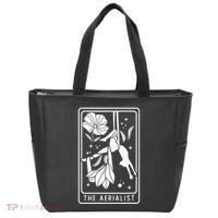 Aerialist Floral Acrobatics Dancer Aerial Silk Circus Sports Tote Bag thumb 0