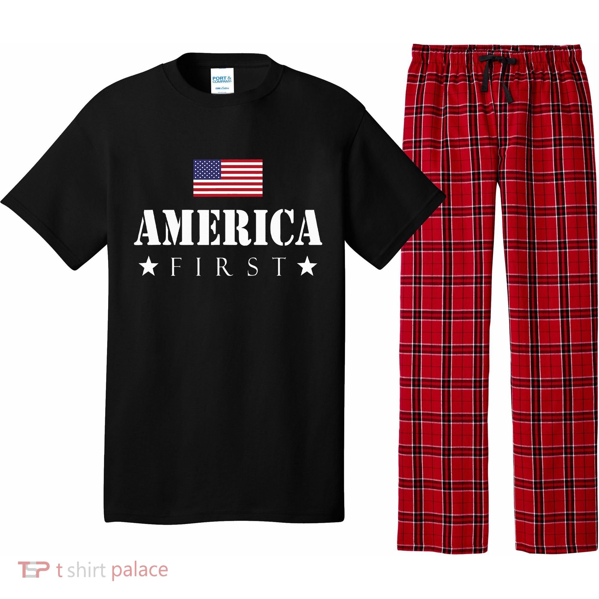 America First Americafirst Pajama Set