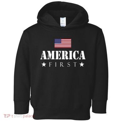 America First Americafirst Toddler Hoodie