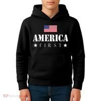 America First Americafirst Kids Hoodie thumb 4