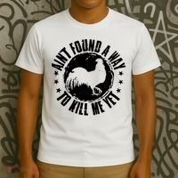 AinT Found A Way To Kill Me Yet Vintage Rooster T-Shirt thumb 3