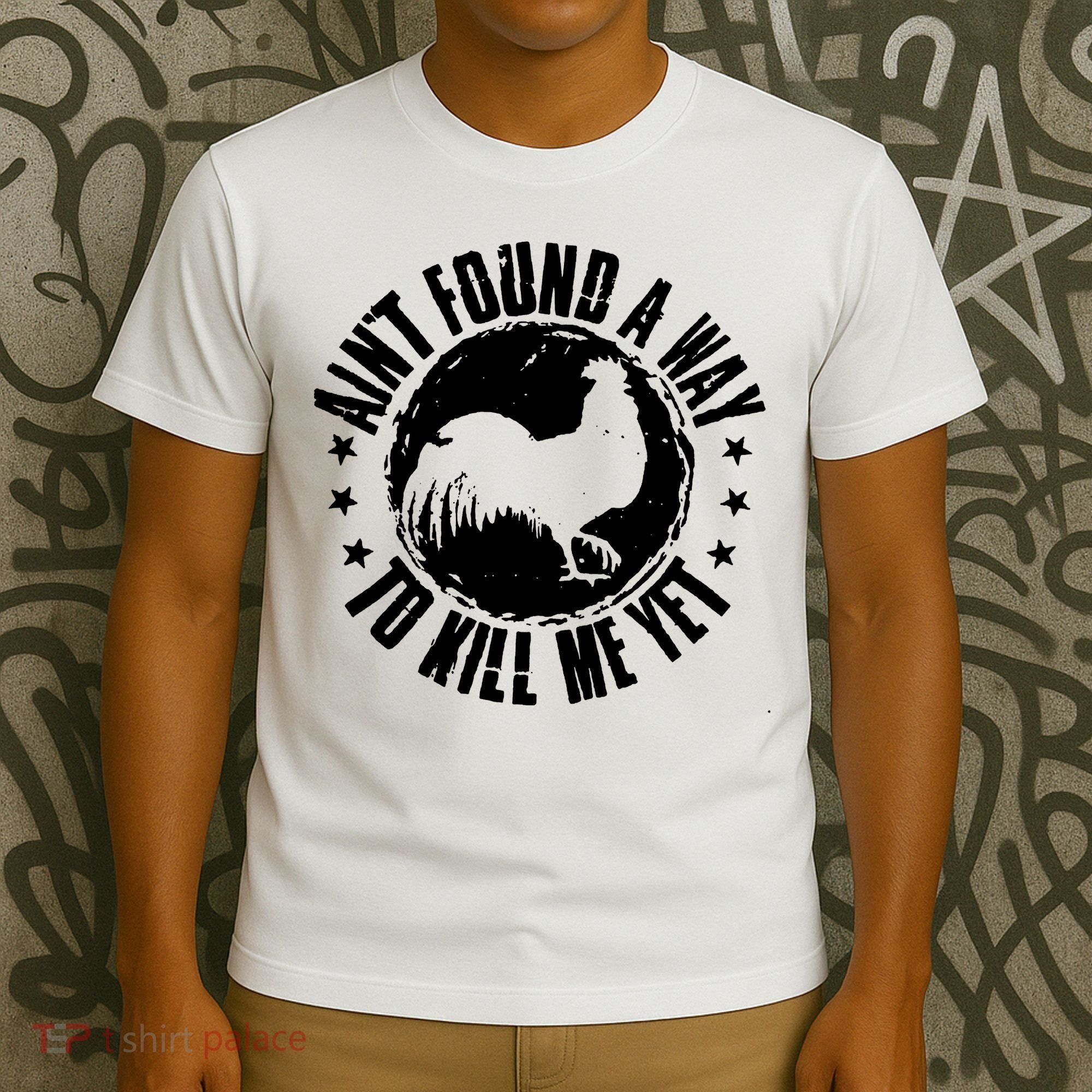 AinT Found A Way To Kill Me Yet Vintage Rooster T-Shirt