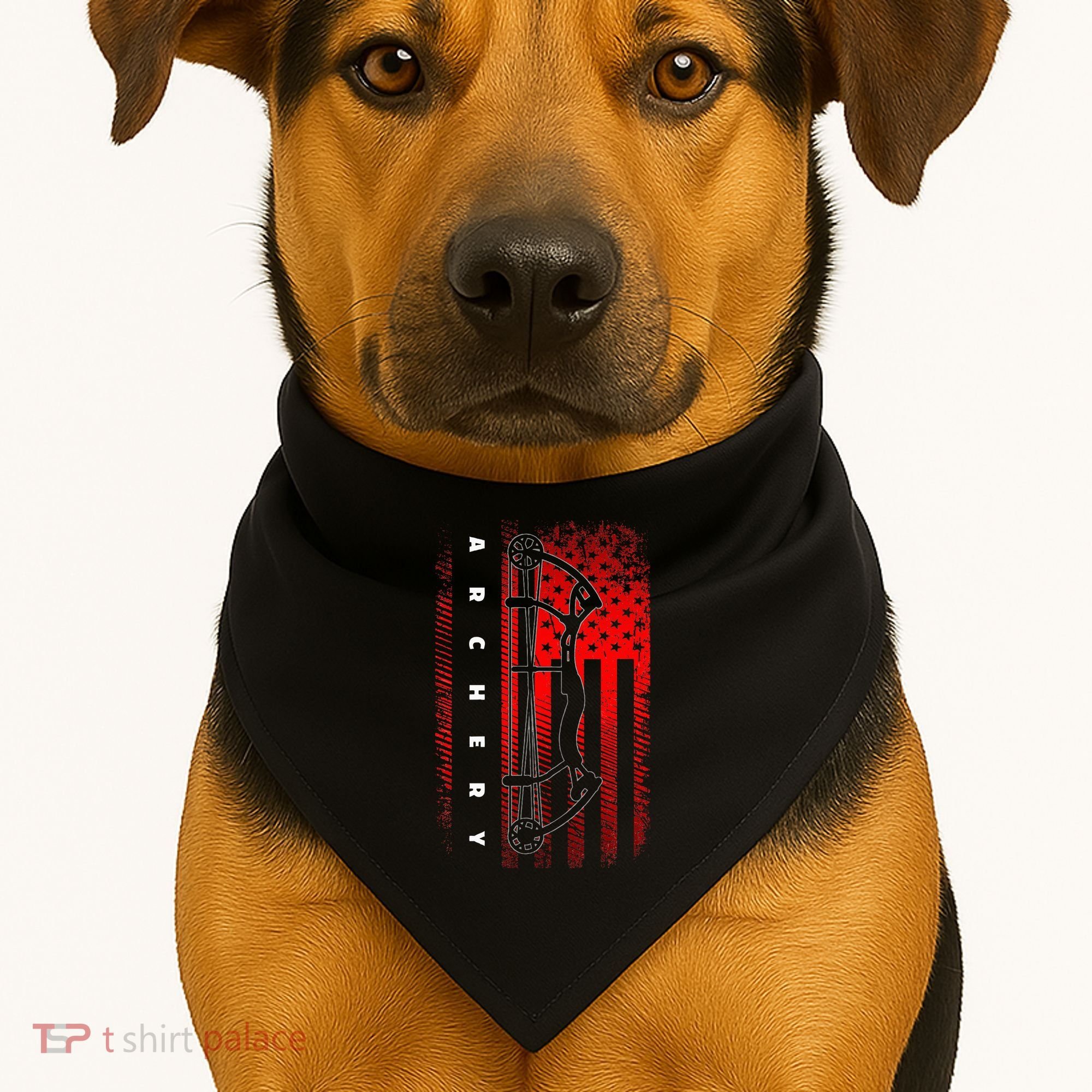 American Flag Archery USA-Made Doggie Bandana
