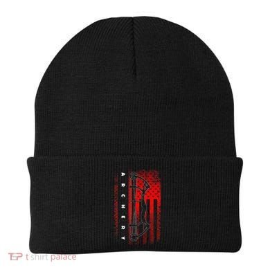 American Flag Archery Beanie