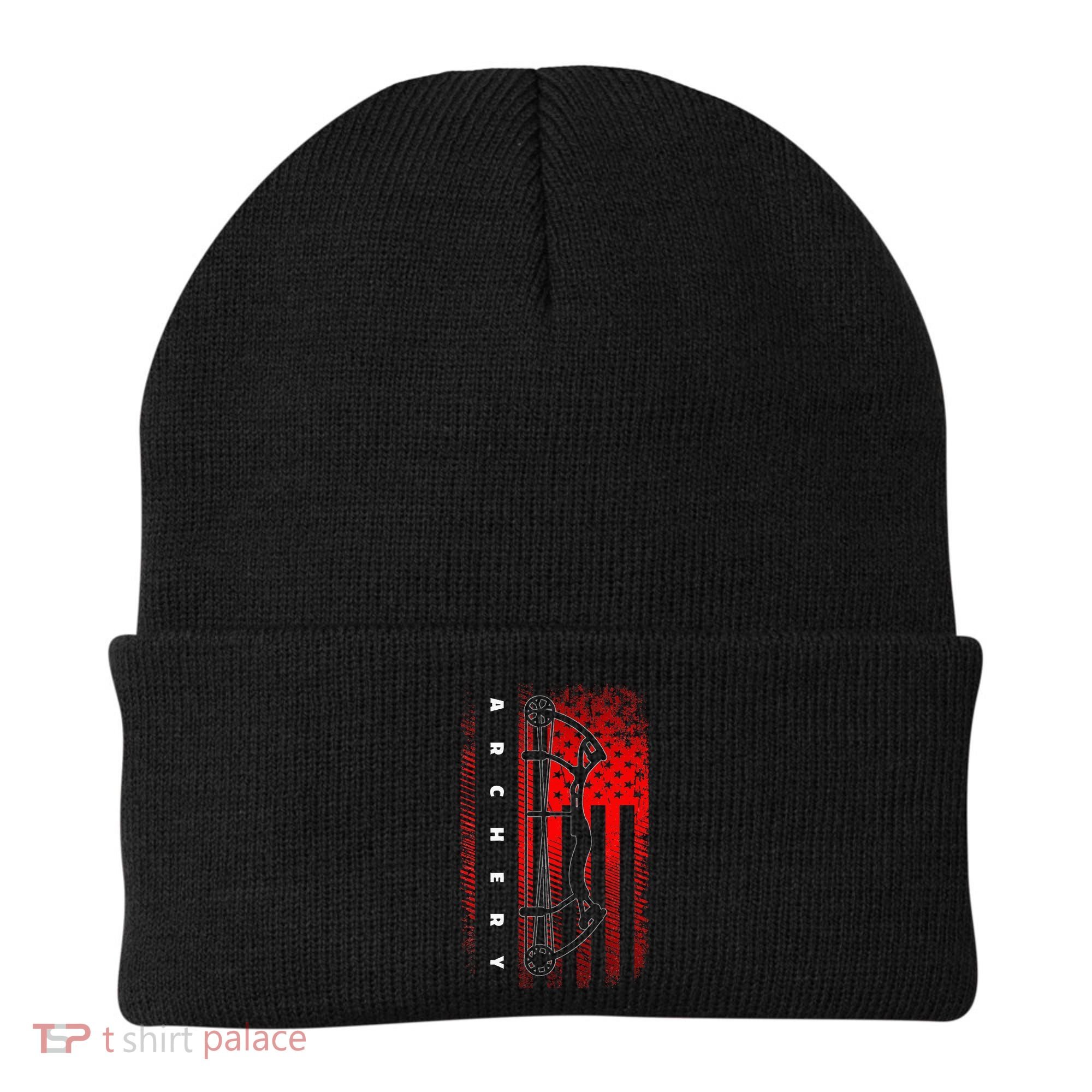 American Flag Archery Beanie