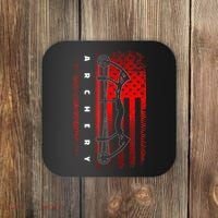 American Flag Archery Coaster thumb 0