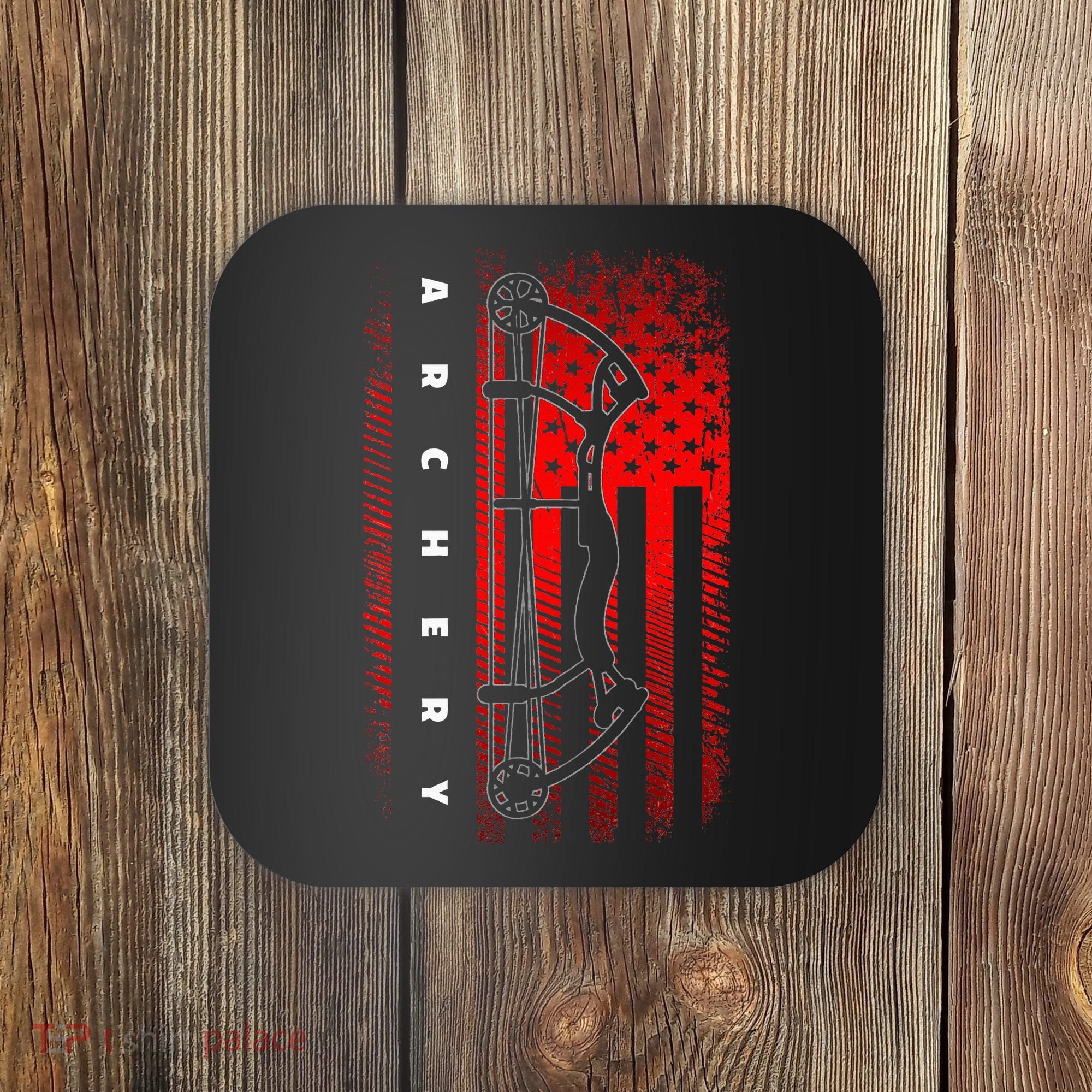American Flag Archery Coaster