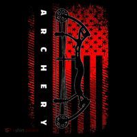 American Flag Archery Baby Bodysuit thumb 2