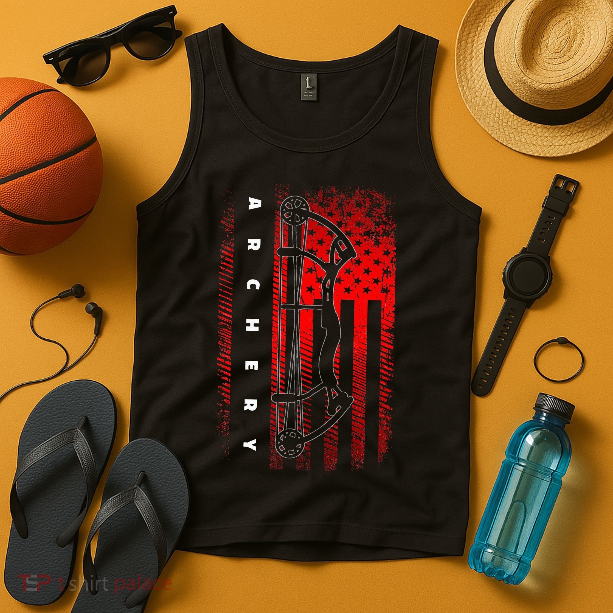 American Flag Archery Tank Top