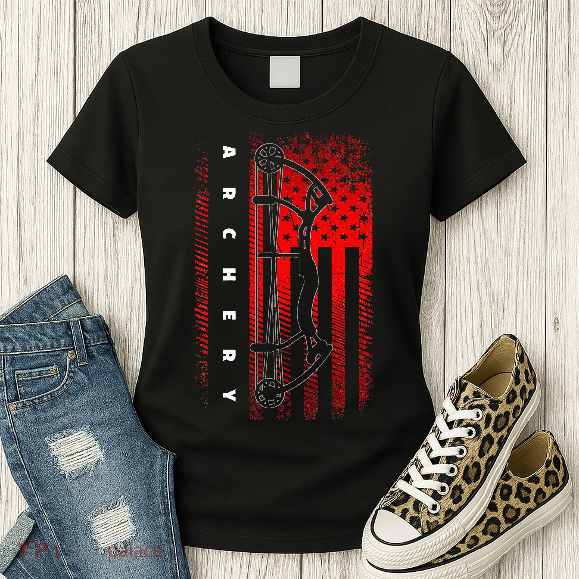 American Flag Archery Women's T-Shirt