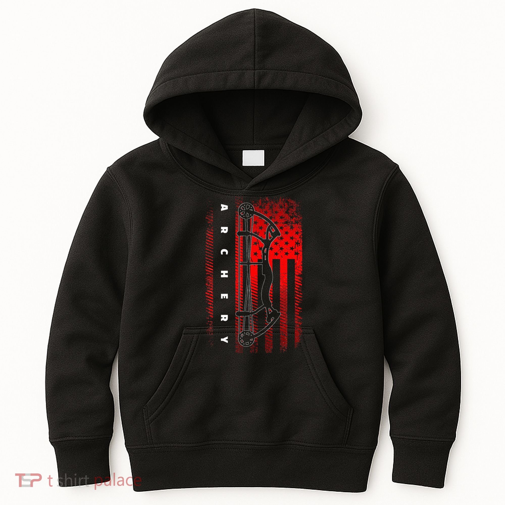 American Flag Archery Kids Hoodie
