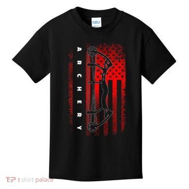American Flag Archery Kids T-Shirt