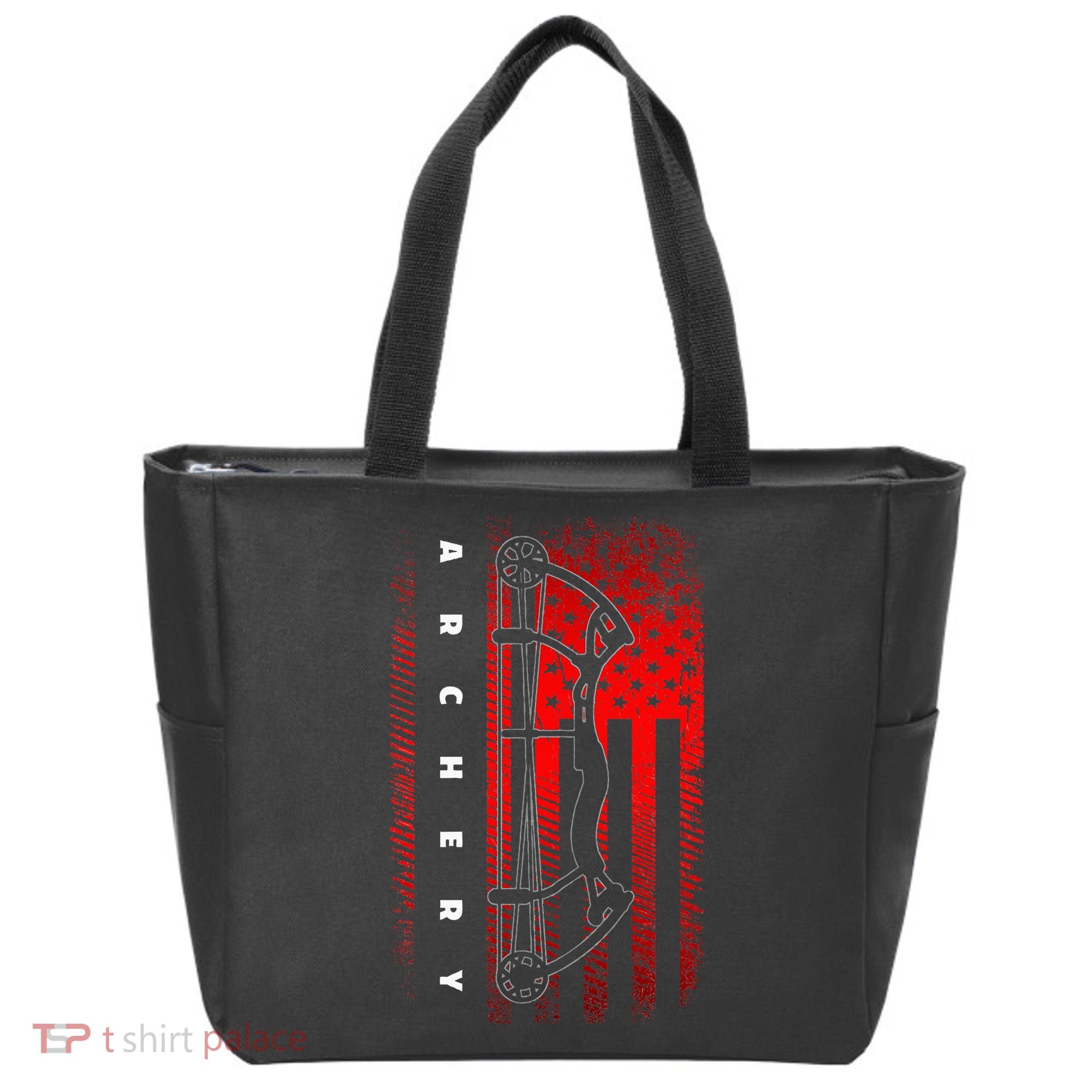 American Flag Archery Tote Bag