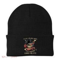 All Fun And Games Until Someone Loses An Eye Funny Pirate Beanie thumb 0