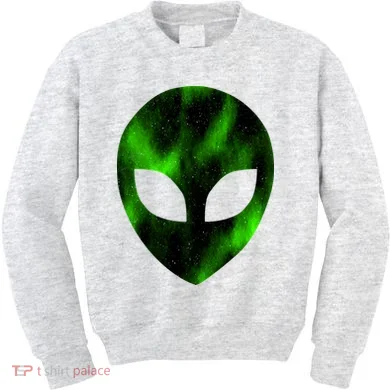 Alien Face Kids Sweatshirt