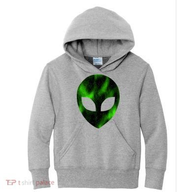Alien Face Kids Hoodie